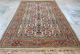Oriental Agra Hand-Knotted Wool Small Hallway Runner Rug